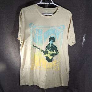 Jimi Hendrix Experience Beige Graphic Tee